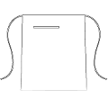 outline of InsetBistro apron