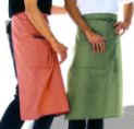 pastel bistro aprons
